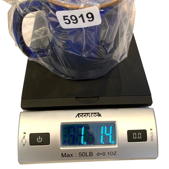 Ronald Reagan Vintage Cobalt Blue Coffee Mug + San Francisco Chronicles 6/4/2004 - Picture 12 of 15